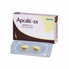 Cialis Apcalis SX Tadalafil Tabletten Ajanta Pharma 20mg 20 strippen